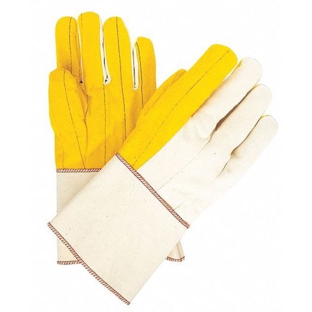 Knit Gloves, Back: Yellow, Large, 12 PK MPN:8516G