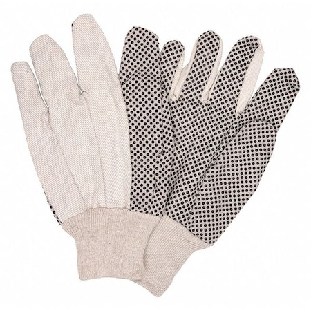 Knit Gloves, Back: Natural, Large, 12 PK MPN:8808