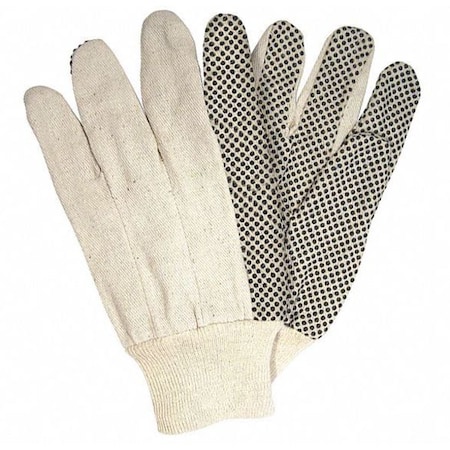 Knit Gloves, Back: Natural, Large, 12 PK MPN:8808S