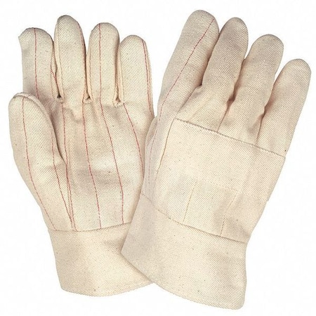Hot Mill Reg Weight 2 1 2 Band Top, PK12, Band Top Cuff Back: Natural, Large, 12 PK MPN:9124KI