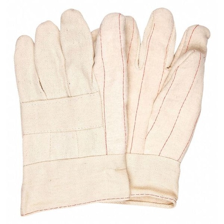 Hot Mill 9132 Hot Mill Weight 3 Ply Burlap Lin, PK12, 500 Degrees F Max Temp., Slip-On Cuff White MPN:9132K