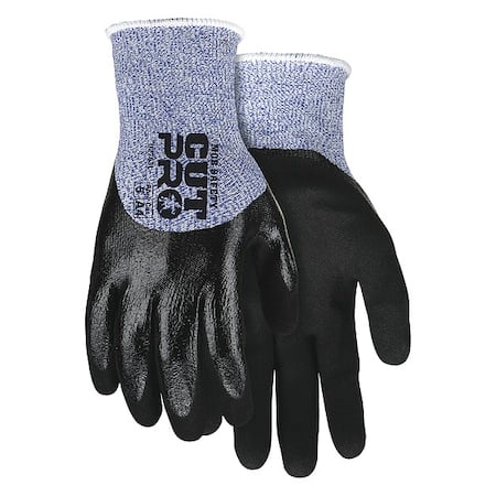 Cut Resistant Coated Gloves, Cut Level A4, Double Dipped, Nitrile, Smooth, 2XL 1 PR MPN:92753XXL