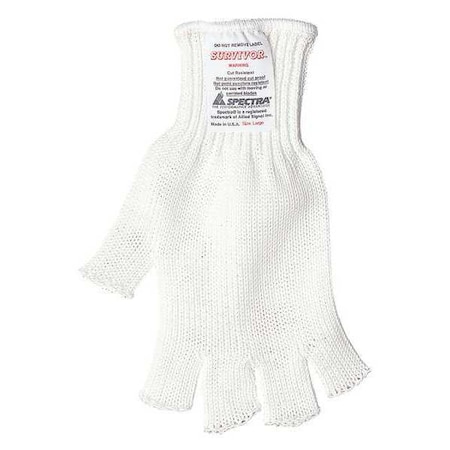 Cut Resistant Fingerless Gloves, Cut Level A7, Uncoated, S MPN:9349SD