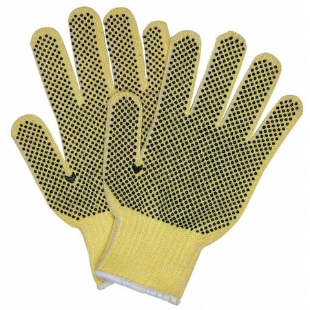 Cut Resistant Coated Gloves, Cut Level A2, Dotted, PVC, Dotted, S 12 PK MPN:9363S