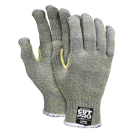 Cut-Resistant Gloves, Cut Level A6, Uncoated, Uncoated, Smooth, L 1 PR MPN:93860L
