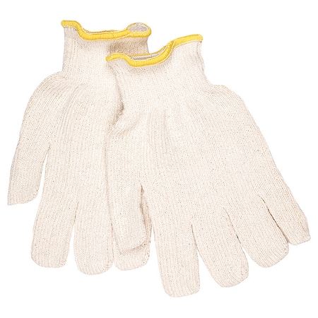 Knit Gloves, Knit, Back: Natural, 12 PK MPN:9412KM