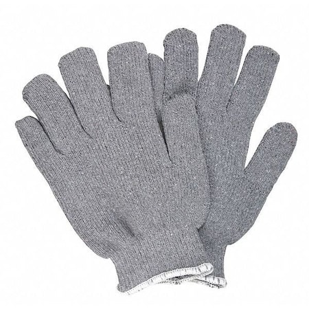 9425K Light 14Oz Loop In Terry Cont, PK12, Not Rated Max Temp., Knit Cuff Gray, L ( 9 ), 12 PK MPN:9425KM