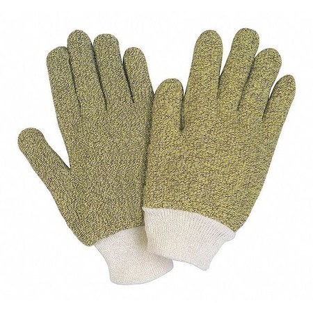 Cut Pro® 9430K Reg Weight Terry Kevlar Brown Cotto, PK12, 500 Degrees F Max Temp., Knit Cuff MPN:9430KM
