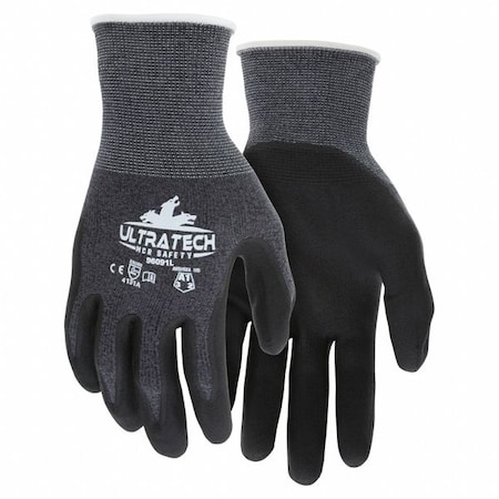 Coated Gloves, Nitrile, Smooth, Palm, 3 Abrasion Level, L 12 PK MPN:96091L
