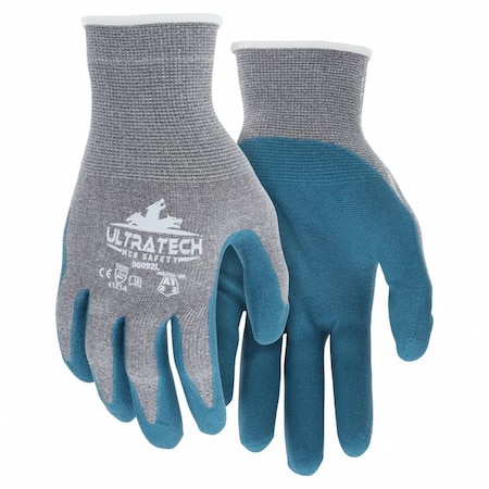 Coated Gloves, Nitrile, Smooth, Palm, 2 Abrasion Level, XL 12 PK MPN:96092XL