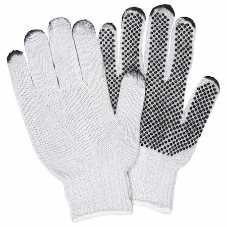 Knit Gloves, Back: Natural, M, 12 PK MPN:9650M