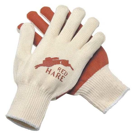 Coated Gloves, Nitrile, Flat, 4-Mar, 0 Abrasion Level, Natural, L 12 PK MPN:9670L
