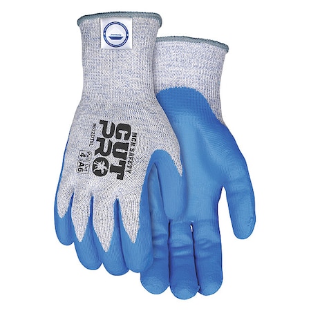 Cut Resistant Coated Gloves, Cut Level A6, Dipped, Foam Nitrile, Smooth, M 1 PR MPN:9672DT5M