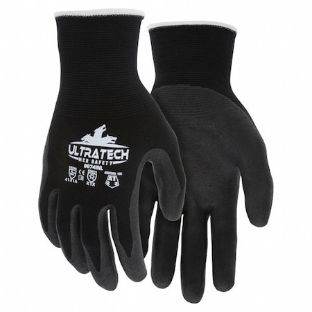 Insulated Work Gloves, PK12, Nitrile, Smooth, Palm, 2 Abrasion Level, XS (6) 12 PK MPN:9674INXS