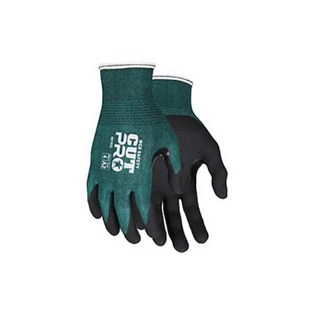 Cut-Resistant Coated Gloves, Cut Level A2, Nitrile, Sandy, L 1 PR MPN:96782L