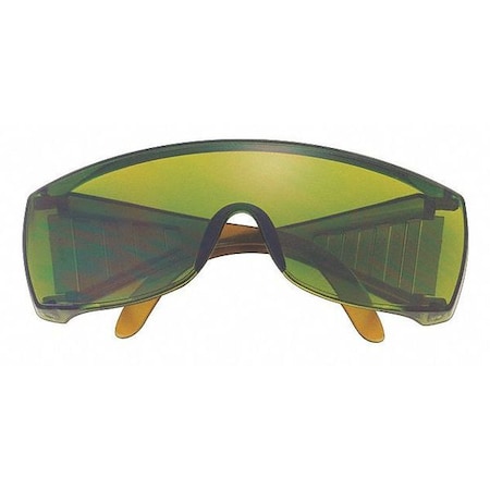 98, Safety Glasses, Anti-Scratch, Green Lens, Frameless MPN:98120
