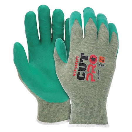 Coated Gloves, Cut Level A6, Dipped, Foam Nitrile, Sandy, M 12 PK MPN:9813NFM