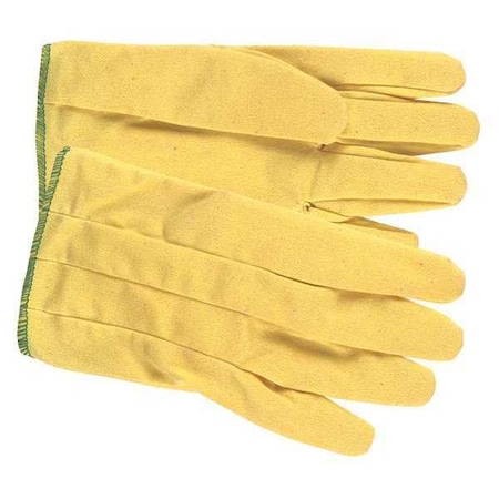 Coated Gloves, Vinyl, Smooth, Full, 0 Abrasion Level, Yellow, M 12 PK MPN:9850M
