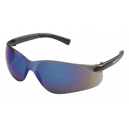 BearKat (BK1), Safety Glasses, Duramass Hard Coat, Blue Mirror Lens, Non-Slip Temple, Frameless MPN:BK118