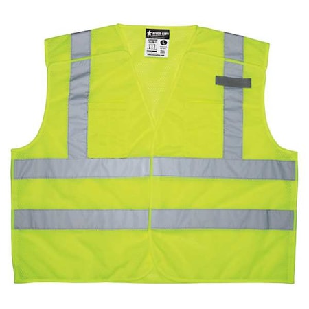 High Visibility Vest, XL Size, Unisex MPN:CL2ML2XL
