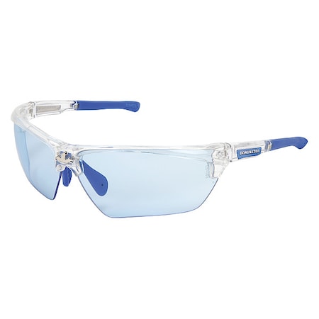 Dominator (DM3), Safety Glasses, MAX6 Anti-Fog, Polycarbonate Lens, Clear Frame, Half Frame MPN:DM1323PF