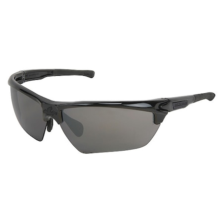 Dominator (DM3), Safety Glasses, Uncoated, Polycarbonate Lens, Black Frame, Half Frame, Polarized MPN:DM1337BZ