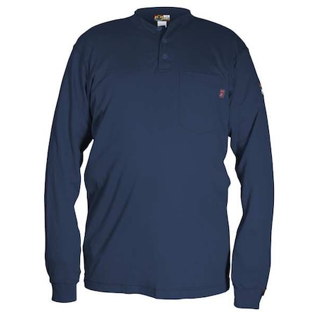Men's FR Long Sleeve Shirt, 9.6 cal/sq cm, 4XL, Max Comfort™ MPN:H1NX4