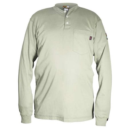 Men's FR Long Sleeve Shirt, 9.6 cal/sq cm, S, Max Comfort™ MPN:H1TS