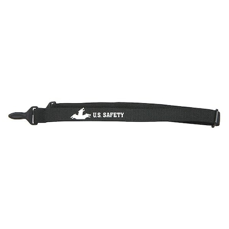 Eyewear Strap, Black, 19 in Length, Elastic, Clip Attachment MPN:HDXSTRAP