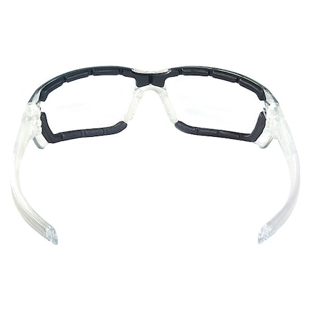 Hulk HK3, Safety Glasses, MAX6 Anti-Fog, Clear Lens, Clear Frame, Frameless MPN:HK310PF