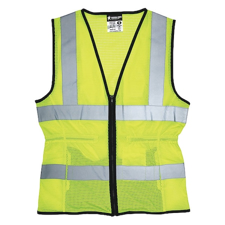 High Visibility Vest, XL Size, Women MPN:LVCL2MLXL