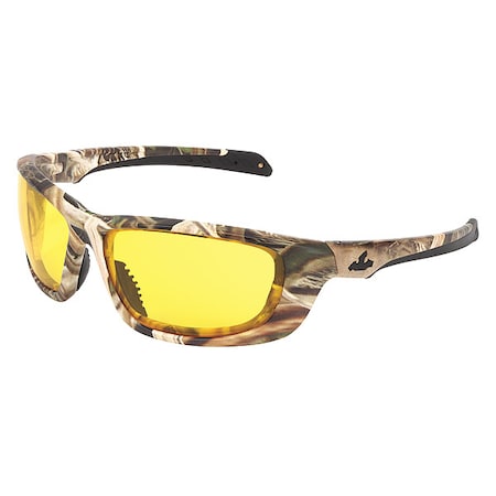 Mossy Oak®/UD, Safety Glasses, Anti-Fog, Amber Lens, Camo Frame, Full-Frame, Polarized MPN:MOUD114PF