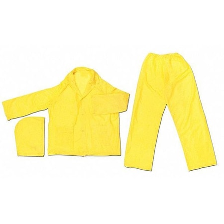 Zodiac .10Mm Single Ply Pvc Suit 3 P, 4XL, PVC, Yellow, 4Xl MPN:O503X4