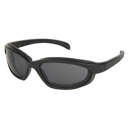 PN1, Safety Glasses, Anti-Fog & Anti-Scratch, Gray Lens, Black Frame, Full-Frame MPN:PN112AF