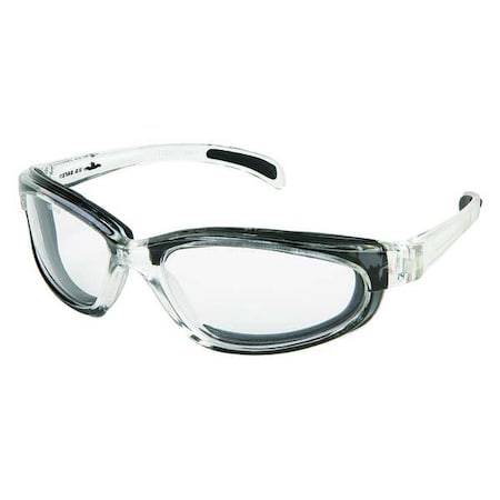 PN1, Safety Glasses, Anti-Fog & Anti-Scratch, Clear Lens, Clear Frame, Full-Frame MPN:PN120AF