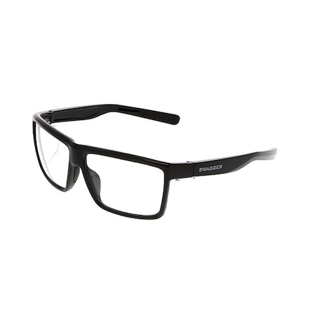 Swagger (SR2), Safety Glasses, Anti-Fog, Clear Lens, Black Frame, Full-Frame MPN:SR210AF