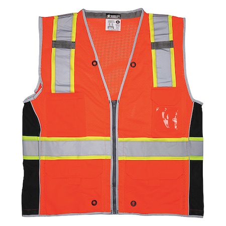High Visibility Vest, L Size, Unisex MPN:SURVCL2OL
