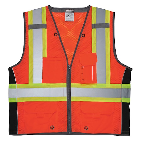 High Visibility Vest, 3XL Size, Unisex MPN:SURVCS2OX3