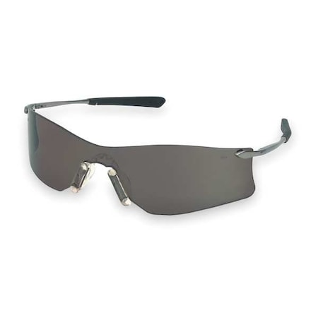 Rubicon (T4), Safety Glasses, Anti-Fog, Gray Lens, Black/Silver Frame, Frameless MPN:T4112AF