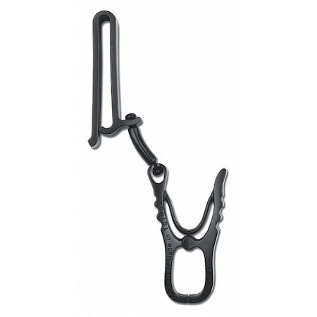 GloveHolderClips, Plastic, Black, 6-1/2inL MPN:UCDBB