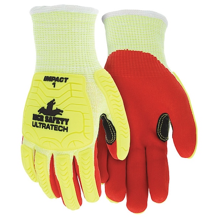 Coated Gloves, Cut Level A5, Dipped, Foam Nitrile, Sandy, S 12 PK MPN:UT1956S