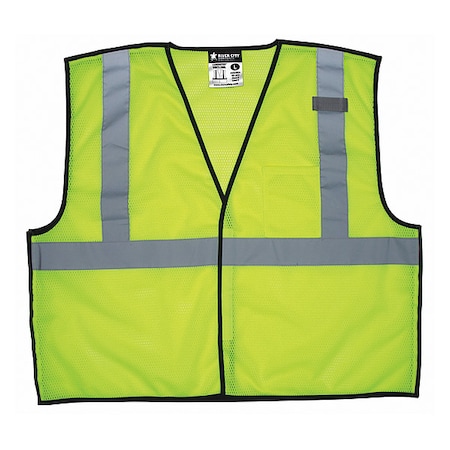 High Visibility Vest, 3XL Size, Unisex MPN:VBCL2MLX3