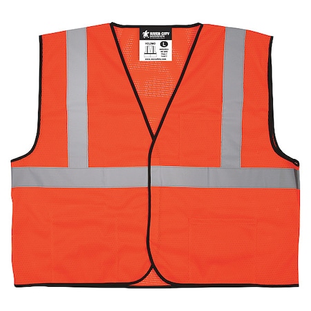 High Visibility Vest, 2XL Size, Unisex MPN:VCL2MOX2