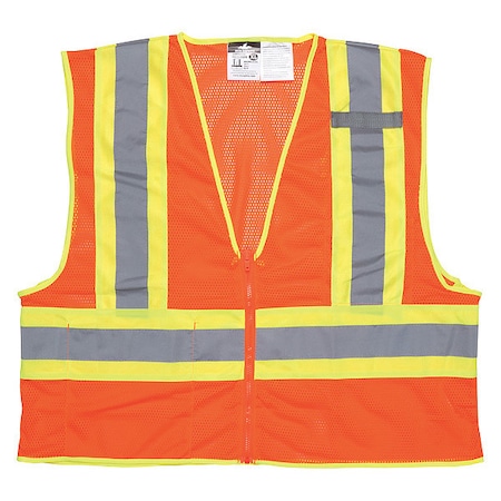 Vest, Mesh, Safety, LF, 4-1/2 MPN:WCCL2OFRL