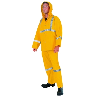 Lum .35MM Pvc/Poly- SUIT3 Pc w/Refl Tape Yellow MPN:2403RX3