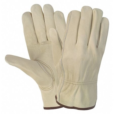 Large Drivers Glove Industrial Grade Grain Leath MPN:3215L