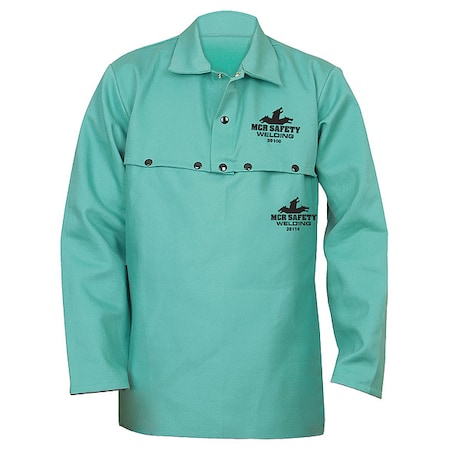 F/R Fabric Welding Capesleeve Green Cotton MPN:39100M