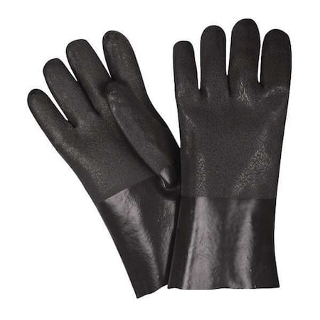 Blk Dbl Dipped Pvc Gloves MPN:6512SJ