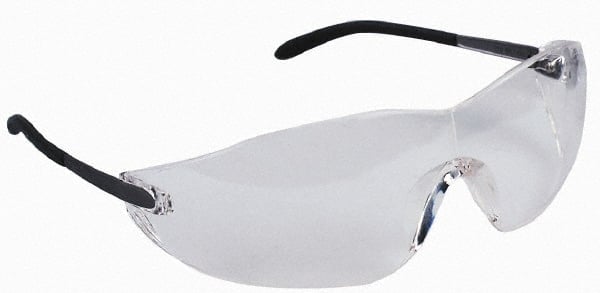 Safety Glasses: Scratch-Resistant, Polycarbonate, Clear Lenses, Frameless MPN:S2110