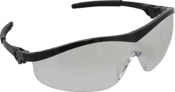 Safety Glasses: Scratch-Resistant, Polycarbonate, Clear Lenses, Half-Framed MPN:ST110